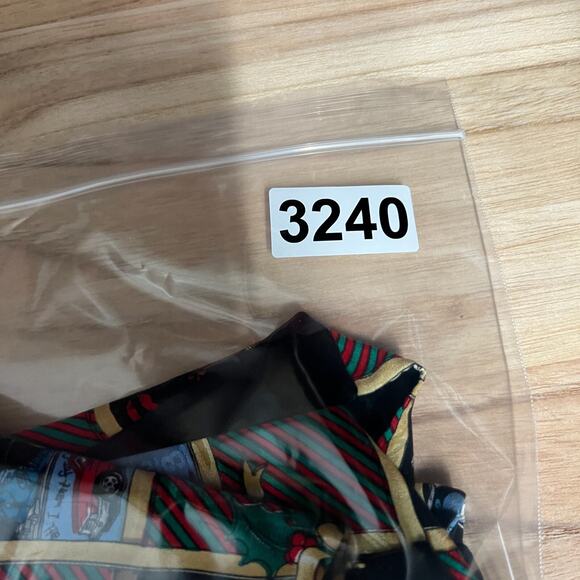 Nicole Miller Holiday Vest Womens L Silk Santa Naughty Christmas Limited Edition - Picture 6 of 6